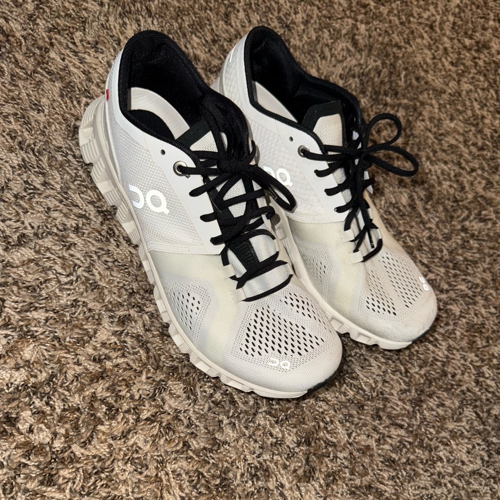 ON Running White and Black Sneakers
